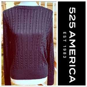 NWOT slinky black sweater. COVID FREE HOME